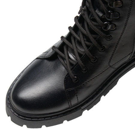 МУЖСКИЕ БОТИНКИ НАТУРАЛЬНАЯ КОЖА / НАТУРАЛЬНЫЙ МЕХ CORVETTO