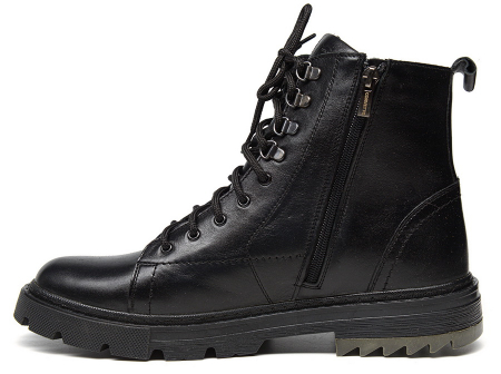 МУЖСКИЕ БОТИНКИ НАТУРАЛЬНАЯ КОЖА / НАТУРАЛЬНЫЙ МЕХ CORVETTO