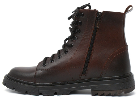 МУЖСКИЕ БОТИНКИ НАТУРАЛЬНАЯ КОЖА / НАТУРАЛЬНЫЙ МЕХ CORVETTO