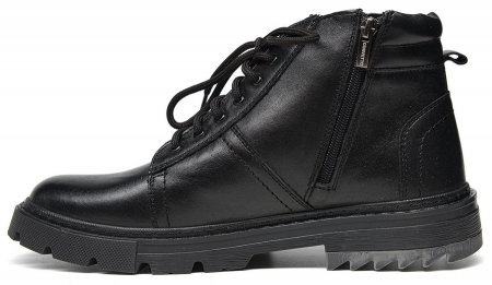 МУЖСКИЕ БОТИНКИ НАТУРАЛЬНАЯ КОЖА / НАТУРАЛЬНЫЙ МЕХ CORVETTO