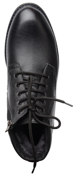 МУЖСКИЕ БОТИНКИ НАТУРАЛЬНАЯ КОЖА / НАТУРАЛЬНЫЙ МЕХ CORVETTO ИТАЛИЯ