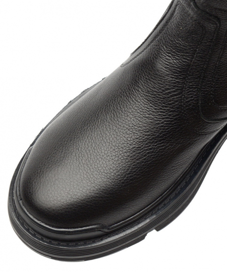 МУЖСКИЕ БОТИНКИ НАТУРАЛЬНАЯ КОЖА / НАТУРАЛЬНЫЙ МЕХ CORVETTO