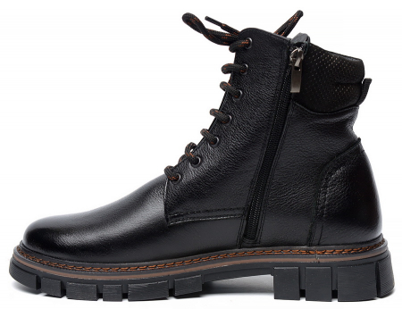 МУЖСКИЕ БОТИНКИ НАТУРАЛЬНАЯ КОЖА / НАТУРАЛЬНЫЙ МЕХ CORVETTO