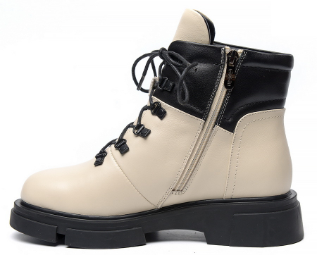 ЖЕНСКИЕ БОТИНКИ НАТУРАЛЬНАЯ КОЖА НАТУРАЛЬНЫЙ МЕХ GUGU ГЕРМАНИЯ