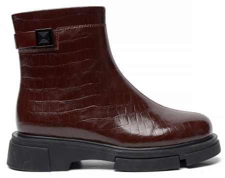 ЖЕНСКИЕ ПОЛУСАПОГИ НАТУРАЛЬНАЯ КОЖА НАТУРАЛЬНЫЙ МЕХ GUGU ГЕРМАНИЯ