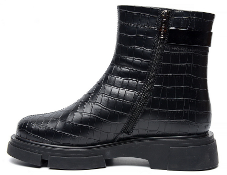 ЖЕНСКИЕ ПОЛУСАПОГИ НАТУРАЛЬНАЯ КОЖА НАТУРАЛЬНЫЙ МЕХ GUGU ГЕРМАНИЯ