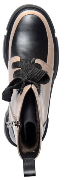 ЖЕНСКИЕ БОТИНКИ НАТУРАЛЬНАЯ КОЖА НАТУРАЛЬНЫЙ МЕХ GUGU ГЕРМАНИЯ