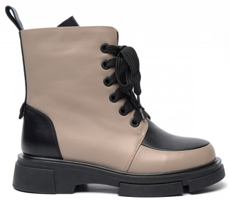 ЖЕНСКИЕ БОТИНКИ НАТУРАЛЬНАЯ КОЖА НАТУРАЛЬНЫЙ МЕХ GUGU ГЕРМАНИЯ