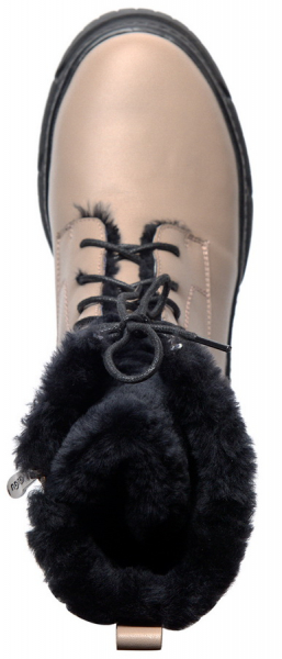 ЖЕНСКИЕ БОТИНКИ НАТУРАЛЬНАЯ КОЖА НАТУРАЛЬНЫЙ МЕХ GUGU ГЕРМАНИЯ