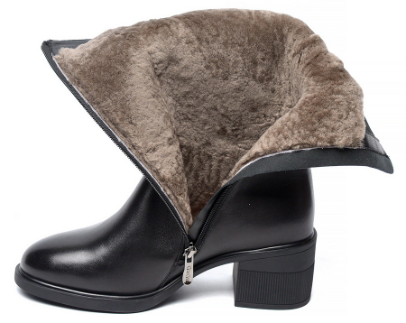 ЖЕНСКИЕ САПОГИ НАТУРАЛЬНАЯ КОЖА НАТУРАЛЬНЫЙ МЕХ GUGU ГЕРМАНИЯ
