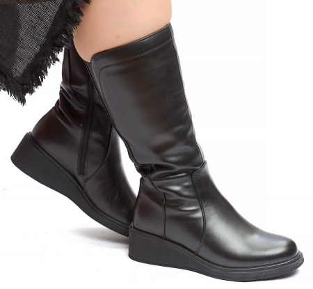 ЖЕНСКИЕ САПОГИ НАТУРАЛЬНАЯ КОЖА НАТУРАЛЬНЫЙ МЕХ GUGU ГЕРМАНИЯ