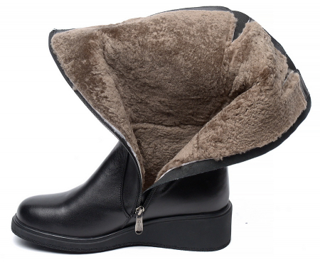 ЖЕНСКИЕ САПОГИ НАТУРАЛЬНАЯ КОЖА НАТУРАЛЬНЫЙ МЕХ GUGU ГЕРМАНИЯ