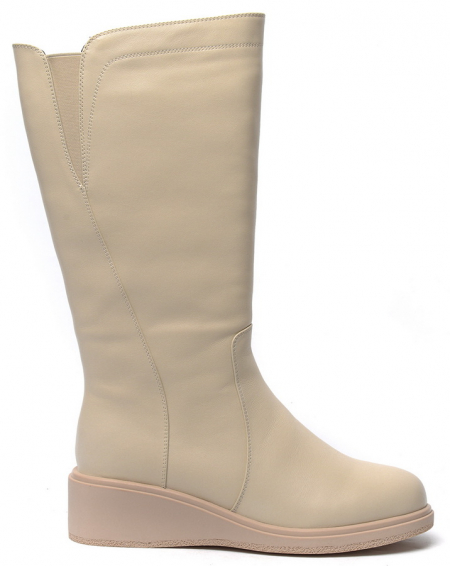 ЖЕНСКИЕ САПОГИ НАТУРАЛЬНАЯ КОЖА НАТУРАЛЬНЫЙ МЕХ GUGU ГЕРМАНИЯ