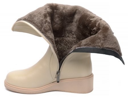 ЖЕНСКИЕ САПОГИ НАТУРАЛЬНАЯ КОЖА НАТУРАЛЬНЫЙ МЕХ GUGU ГЕРМАНИЯ