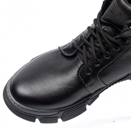 МУЖСКИЕ БОТИНКИ НАТУРАЛЬНАЯ КОЖА / НАТУРАЛЬНЫЙ МЕХ CORVETTO