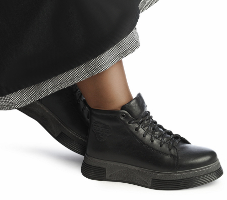 ЖЕНСКИЕ БОТИНКИ НАТУРАЛЬНАЯ КОЖА / НАТУРАЛЬНЫЙ МЕХ CORVETTO ИТАЛИЯ