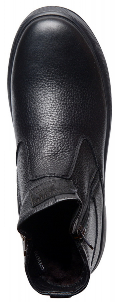 МУЖСКИЕ БОТИНКИ НАТУРАЛЬНАЯ КОЖА / НАТУРАЛЬНЫЙ МЕХ CORVETTO