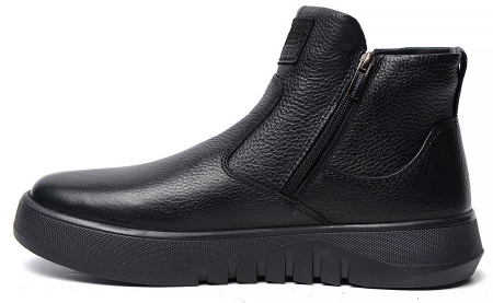 МУЖСКИЕ БОТИНКИ НАТУРАЛЬНАЯ КОЖА / НАТУРАЛЬНЫЙ МЕХ CORVETTO