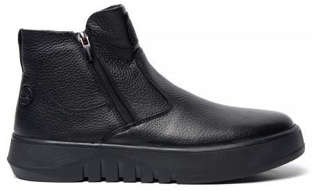 МУЖСКИЕ БОТИНКИ НАТУРАЛЬНАЯ КОЖА / НАТУРАЛЬНЫЙ МЕХ CORVETTO