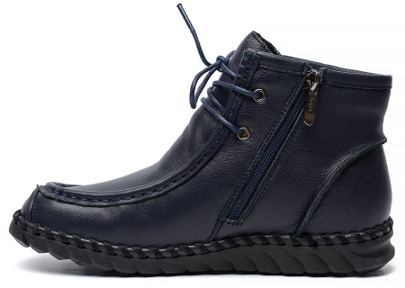 ЖЕНСКИЕ БОТИНКИ НАТУРАЛЬНАЯ КОЖА НАТУРАЛЬНЫЙ МЕХ GUGU ГЕРМАНИЯ