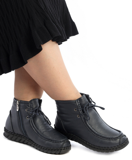 ЖЕНСКИЕ БОТИНКИ НАТУРАЛЬНАЯ КОЖА НАТУРАЛЬНЫЙ МЕХ GUGU ГЕРМАНИЯ