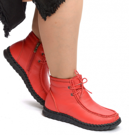 ЖЕНСКИЕ БОТИНКИ НАТУРАЛЬНАЯ КОЖА НАТУРАЛЬНЫЙ МЕХ GUGU ГЕРМАНИЯ