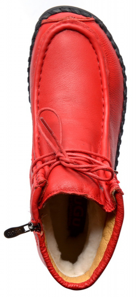 ЖЕНСКИЕ БОТИНКИ НАТУРАЛЬНАЯ КОЖА НАТУРАЛЬНЫЙ МЕХ GUGU ГЕРМАНИЯ