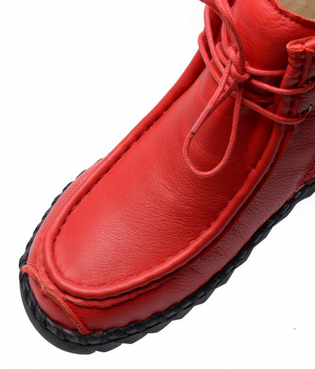 ЖЕНСКИЕ БОТИНКИ НАТУРАЛЬНАЯ КОЖА НАТУРАЛЬНЫЙ МЕХ GUGU ГЕРМАНИЯ