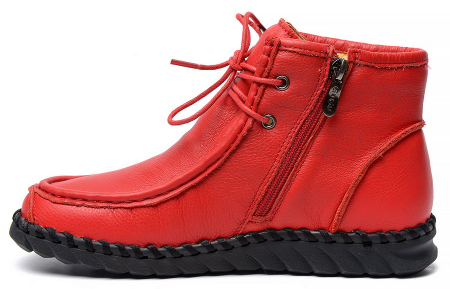 ЖЕНСКИЕ БОТИНКИ НАТУРАЛЬНАЯ КОЖА НАТУРАЛЬНЫЙ МЕХ GUGU ГЕРМАНИЯ