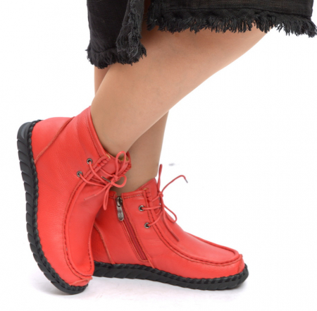 ЖЕНСКИЕ БОТИНКИ НАТУРАЛЬНАЯ КОЖА НАТУРАЛЬНЫЙ МЕХ GUGU ГЕРМАНИЯ