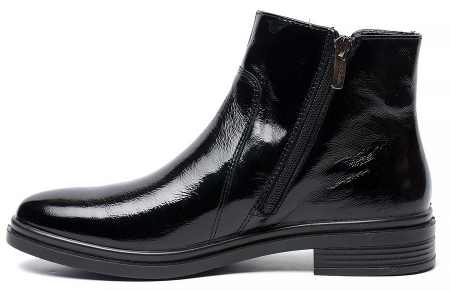 ЖЕНСКИЕ БОТИНКИ НАТУРАЛЬНАЯ КОЖА ЛАКОВАЯ / БАЙКА МАРКО БЕЛАРУСЬ