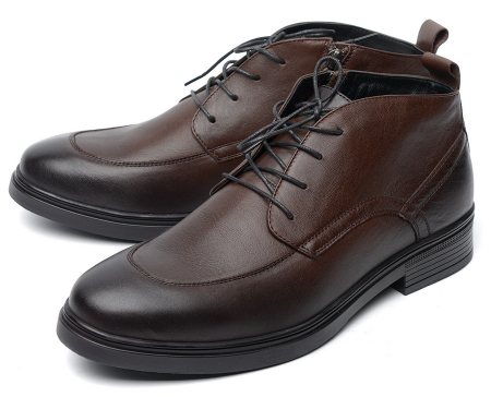 МУЖСКИЕ БОТИНКИ НАТУРАЛЬНАЯ КОЖА / ШЕРСТЬ CORVETTO