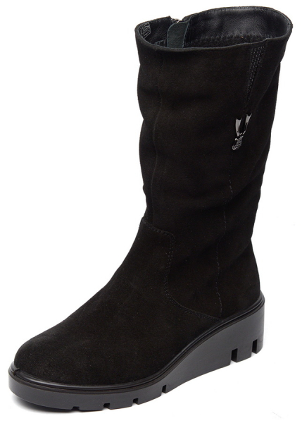 ЖЕНСКИЕ САПОГИ НАТУРАЛЬНАЯ КОЖА (ВЕЛЮР) / БАЙКА МАРКО БЕЛАРУСЬ