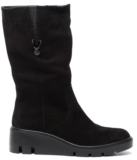 ЖЕНСКИЕ САПОГИ НАТУРАЛЬНАЯ КОЖА (ВЕЛЮР) / БАЙКА МАРКО БЕЛАРУСЬ