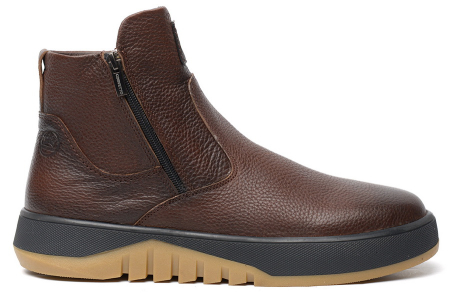 МУЖСКИЕ БОТИНКИ НАТУРАЛЬНАЯ КОЖА / НАТУРАЛЬНЫЙ МЕХ CORVETTO