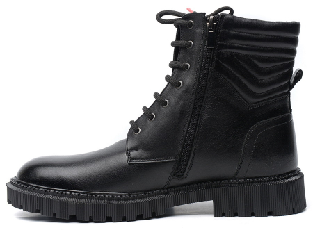 МУЖСКИЕ БОТИНКИ НАТУРАЛЬНАЯ КОЖА / НАТУРАЛЬНЫЙ МЕХ CORVETTO