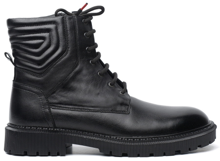 МУЖСКИЕ БОТИНКИ НАТУРАЛЬНАЯ КОЖА / НАТУРАЛЬНЫЙ МЕХ CORVETTO