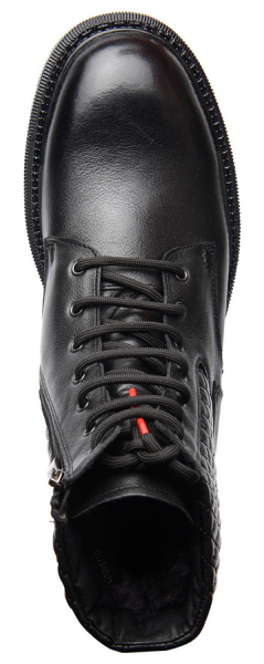 МУЖСКИЕ БОТИНКИ НАТУРАЛЬНАЯ КОЖА / НАТУРАЛЬНЫЙ МЕХ CORVETTO