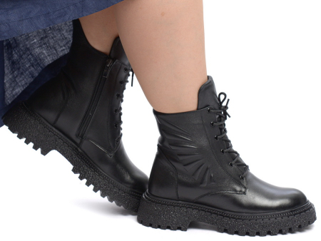 ЖЕНСКИЕ БОТИНКИ НАТУРАЛЬНАЯ КОЖА / НАТУРАЛЬНЫЙ МЕХ CORVETTO ИТАЛИЯ