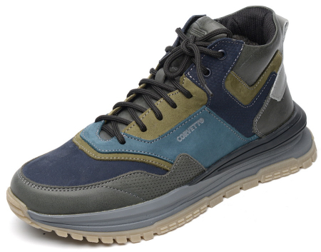 МУЖСКИЕ КРОССОВКИ НАТУРАЛЬНАЯ КОЖА / ШЕРСТЬ CORVETTO