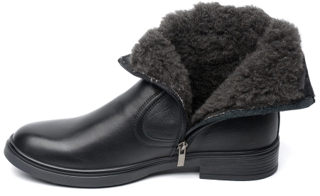 МУЖСКИЕ БОТИНКИ НАТУРАЛЬНАЯ КОЖА / ШЕРСТЬ CORVETTO