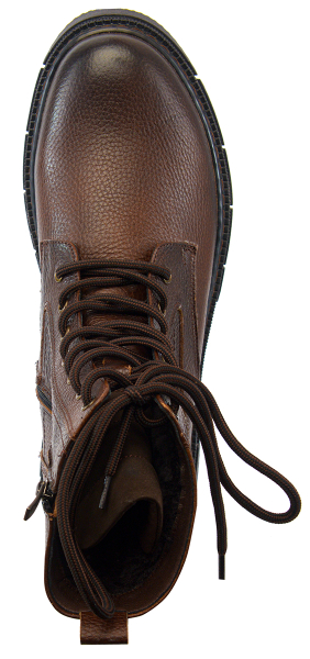 МУЖСКИЕ БОТИНКИ НАТУРАЛЬНАЯ КОЖА / НАТУРАЛЬНЫЙ МЕХ CORVETTO