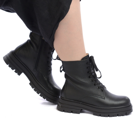 ЖЕНСКИЕ БОТИНКИ НАТУРАЛЬНАЯ КОЖА / ШЕРСТЬ CORVETTO ИТАЛИЯ