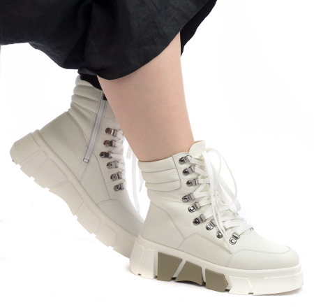 ЖЕНСКИЕ БОТИНКИ НАТУРАЛЬНАЯ КОЖА / ШЕРСТЬ CORVETTO ИТАЛИЯ