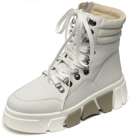 ЖЕНСКИЕ БОТИНКИ НАТУРАЛЬНАЯ КОЖА / ШЕРСТЬ CORVETTO ИТАЛИЯ