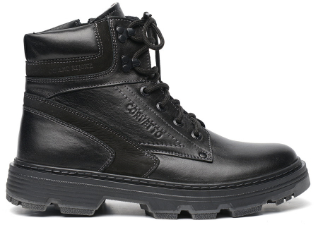 МУЖСКИЕ БОТИНКИ НАТУРАЛЬНАЯ КОЖА / НАТУРАЛЬНЫЙ МЕХ CORVETTO