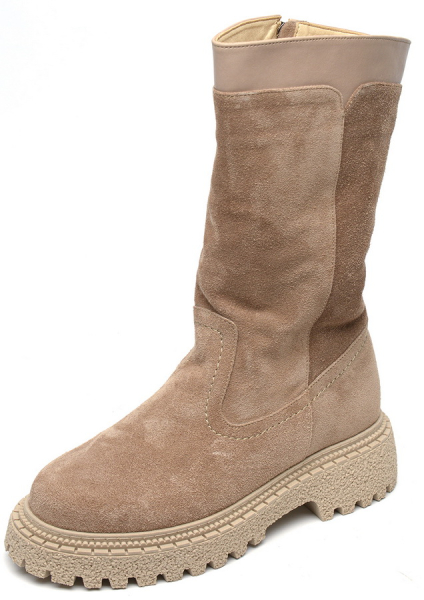 ЖЕНСКИЕ САПОГИ НАТУРАЛЬНАЯ КОЖА+ВЕЛЮР /НАТУРАЛЬНАЯ  ШЕРСТЬ CORVETTO ИТАЛИЯ