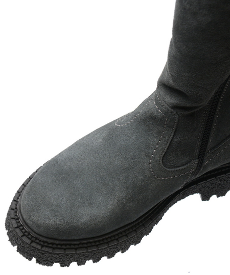 ЖЕНСКИЕ САПОГИ НАТУРАЛЬНАЯ КОЖА+ВЕЛЮР /НАТУРАЛЬНАЯ  ШЕРСТЬ CORVETTO ИТАЛИЯ