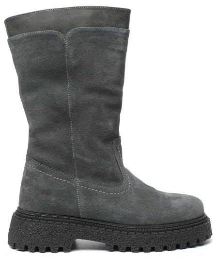 ЖЕНСКИЕ САПОГИ НАТУРАЛЬНАЯ КОЖА+ВЕЛЮР /НАТУРАЛЬНАЯ  ШЕРСТЬ CORVETTO ИТАЛИЯ