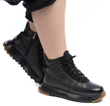 ЖЕНСКИЕ БОТИНКИ НАТУРАЛЬНАЯ КОЖА / НАТУРАЛЬНЫЙ МЕХ CORVETTO ИТАЛИЯ